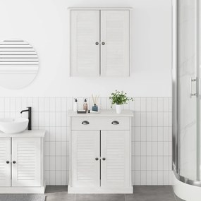 vidaXL Σετ Επίπλων Μπάνιου με συρτάρι 2 pcs Καφέ 67.5 x 34 x 80 εκ