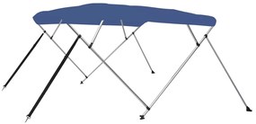 vidaXL Τέντα Σκάφους με 4 Αψίδες Μπλε 243 x 180 x 137 εκ.