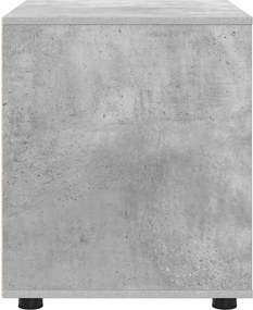 vidaXL Ντουλάπι αποθήκευσης Σκυρόδεμα Γκρι 60 x 48 x 57 εκ