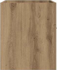 vidaXL Ντουλάπι νιπτήρα μπάνιου Artisan Oak Κατασκευασμένο ξύλο