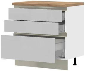 Επιδαπέδιο ντουλάπι Trinity R90-3M BOX-Leuko Gualistero - 90.00Χ58.00Χ90.50cm
