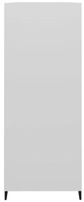 Ντουλάπι Γυαλιστερό Λευκό 69,5x32,5x90 εκ. Επεξεργασμένο Ξύλο - Λευκό