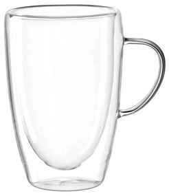 Κούπα Με Διπλά Τοιχώματα Duo 053063L 400ml Clear Leonardo Glass