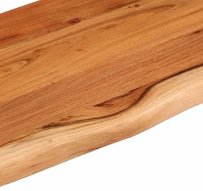 vidaXL Ράφι Επιτοίχιο Ορθ. Live Edge 110x30x2,5 εκ. Μασίφ Ξύλο Ακακίας