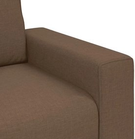 vidaXL Διθέσιος Καναπές Καφέ 160x77x82 εκ. Ύφασμα