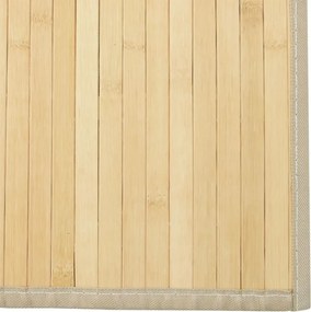 vidaXL Χαλί Ορθογώνιο Ανοιχτό Φυσικό 60 x 400 εκ. Μπαμπού