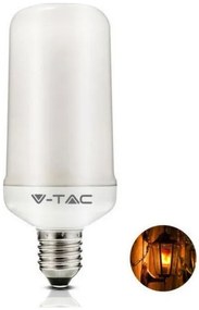 LED Λάμπα V-TAC E27 4W Με Εφέ Φλόγας Θερμό 1800K