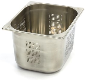 Gastronorm Container - 1/2 GN - 20cm Deep - Stainless Steel - Perforated