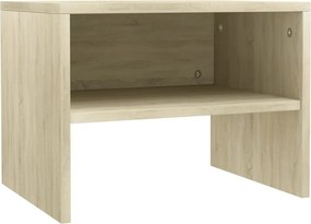 vidaXL Κομοδίνα 2 τεμ. Sonoma Δρυς 40 x 30 x 30 εκ. από Επεξ. Ξύλο
