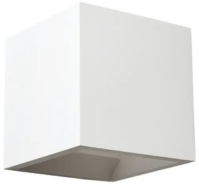 Φωτιστικό Επίτοιχο Aca G85141W BLOCK Λευκό (White)