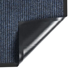 vidaXL Πατάκι Εισόδου Ριγέ Μπλε 80 x 120 εκ.