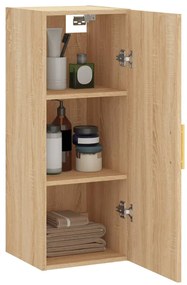 vidaXL Ντουλάπι Τοίχου Sonoma Δρυς 34,5 x 34 x 90 εκ.