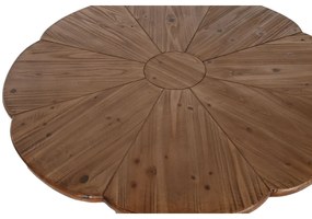 Τραπεζαρία Home ESPRIT Φυσικό Ξύλο 100 x 100 x 77 cm