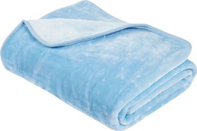 Κουβέρτα Βελουτέ Μονή (160x220) Das Home Velour 0291 Baby Blue
