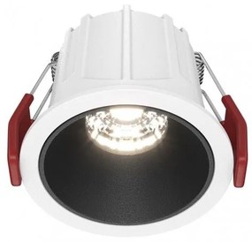 Χωνευτό Σποτ Οροφής Alfa LED 10W 4000K Μαύρο-Λευκό DL043-01-10W4K-RD-WB MAYTONI DL043-01-10W4K-RD-WB Ασπρόμαυρο