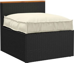 vidaXL Μαξιλάρι Κρεμ 70 x 70 x 12 cm Ύφασμα Όξφορντ