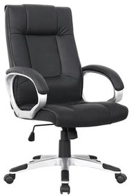 BF6900 Πολυθρόνα Διευθυντή PU Μαύρο 62x69x109/117cm ΕΟ275