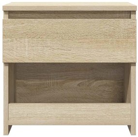 vidaXL Κομοδίνο Sonoma Δρυς 40 x 30 x 39 εκ. από Επεξ. Ξύλο