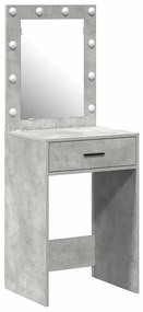 vidaXL Κομοδίνο Γκρι σκυροδέματος 50 x 41 x 135 εκ Επεξεργασμένο ξύλο