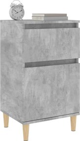 vidaXL Κομοδίνο Γκρι Σκυροδέματος 40x35x70 εκ.