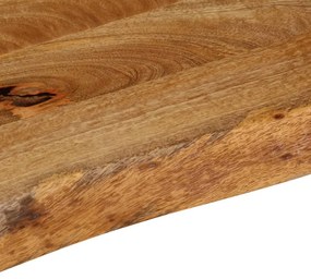 vidaXL Επιφάνεια Τραπεζιού 100x40x2,5 εκ. Live Edge Μασίφ Ξύλο Μάνγκο