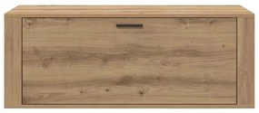 vidaXL Ντουλάπα Παπουτσιών με ράφι artisan δρυς 100 x 35 x 38 εκ.