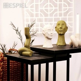 Διακοσμητική Φιγούρα Κεφάλι (Φ9.6x18) Espiel KLA329K4