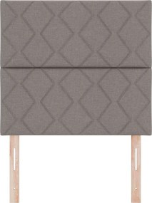 vidaXL Κεφαλάρι Taupe 100 cm ύφασμα