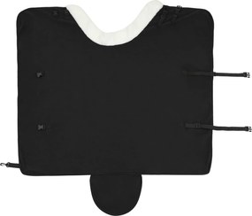 vidaXL Σαμάρι Ίππου Μαύρο 85 cm Πολικές φλις