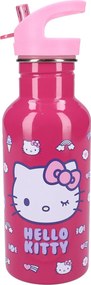 Παγούρι 500ml Με Καλαμάκι Vado Bags Hello Kitty Take A Sip