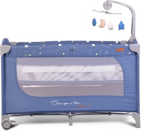 Παρκοκρέβατο 2 Θέσεων (0+ Μηνών/Έως 15kg) Cangaroo Once Upon A Time 2 Jeans