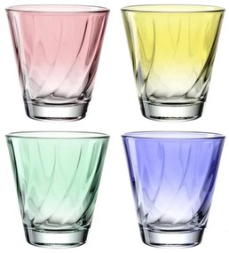 Ποτήρι Ουίσκι Twist (Σετ 4Τμχ) 046974L 215ml Multi Leonardo Glass