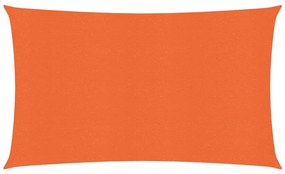 Πανί Σκίασης Ορθογώνιο Πορτοκαλί 4x7 μ. από HDPE 160 γρ/μ²