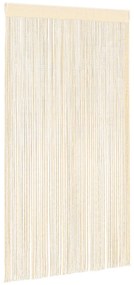 vidaXL Κουρτίνες με Κρόσσια 2 τεμ. Κρεμ 140 x 250 εκ.