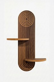 Ράφι Τοίχου Wenge BOCLUMA 26x13x35