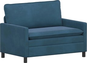 vidaXL Σετ Καναπέ 2 pcs Μπλε Βελούδο