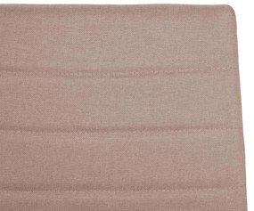 Σετ τραπεζαρίας MINIMAL C11767 5τμχ Λευκό MDF &amp; Καρέκλες Μπέζ Ύφασμα 120x80x73 εκ.