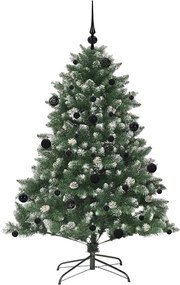 vidaXL Τεχνητό Χριστουγεννιάτικο Δέντρο με 150 LED Πράσινο 150 cm