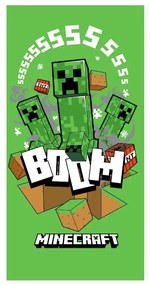 Borea Πετσέτα Θαλάσσης Microfiber Minecraft 70 x 140 cm Πράσινο