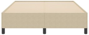 vidaXL Κρεβάτι Φωτεινό Πράσινο Γκρι 140x190 εκ Φινίρισμα Βελουτέ