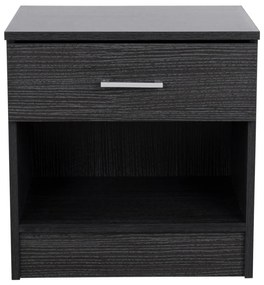 Κομοδίνο με 1 συρτάρι Laney Zebrano 45x35,5x47Υ εκ. 45x35.5x47 εκ.
