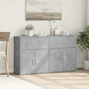 vidaXL Βοηθητικά Ντουλάπια 2 τεμ. Γκρι Σκυρ. 60x31x70εκ Επεξεργ. Ξύλο