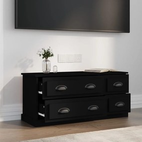 vidaXL Έπιπλο Τηλεόρασης Μαύρο 100x35,5x45εκ. Επεξ. Επεξεργασμένο Ξύλο