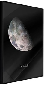 Αφίσα - The Solar System: Moon - 30x45 - Μαύρο - Χωρίς πασπαρτού