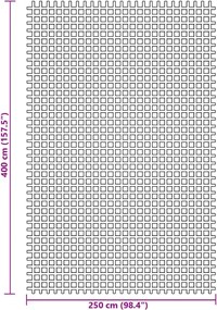 vidaXL Χαλί Σκηνής Ανθρακί 4x2,5 μ.