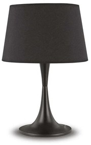 Φωτιστικό Επιτραπέζιο London 110455 32x48,5cm 1xE27 60W Black Ideal Lux