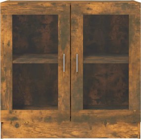 vidaXL Βιτρίνα Καπνιστή Δρυς 82,5x30,5x80 εκ. από Επεξεργασμένο Ξύλο