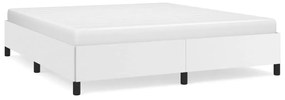 vidaXL Πλαίσιο Κρεβατιού Λευκό 180x200 εκ. από Συνθετικό Δέρμα