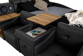 Double Bedstead Nina Smart - Grey Grey