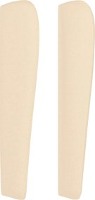 vidaXL Κρεβάτι Boxspring με Στρώμα Κρεμ 80 x 200 εκ. Υφασμάτινο